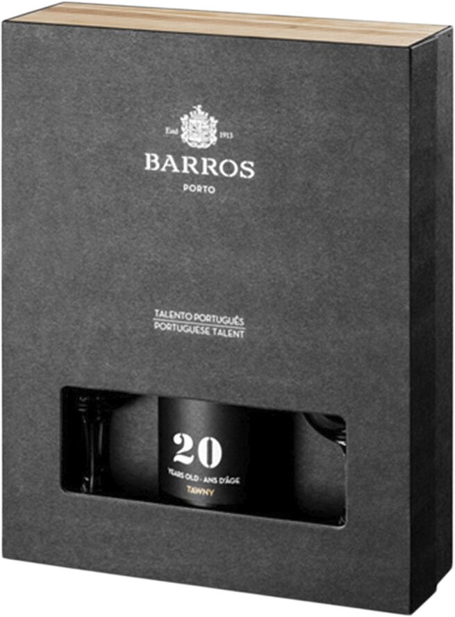 Lyngby Vinkælder Barros 20 Years Tawny Port Gaveæske m/ 2 glas
