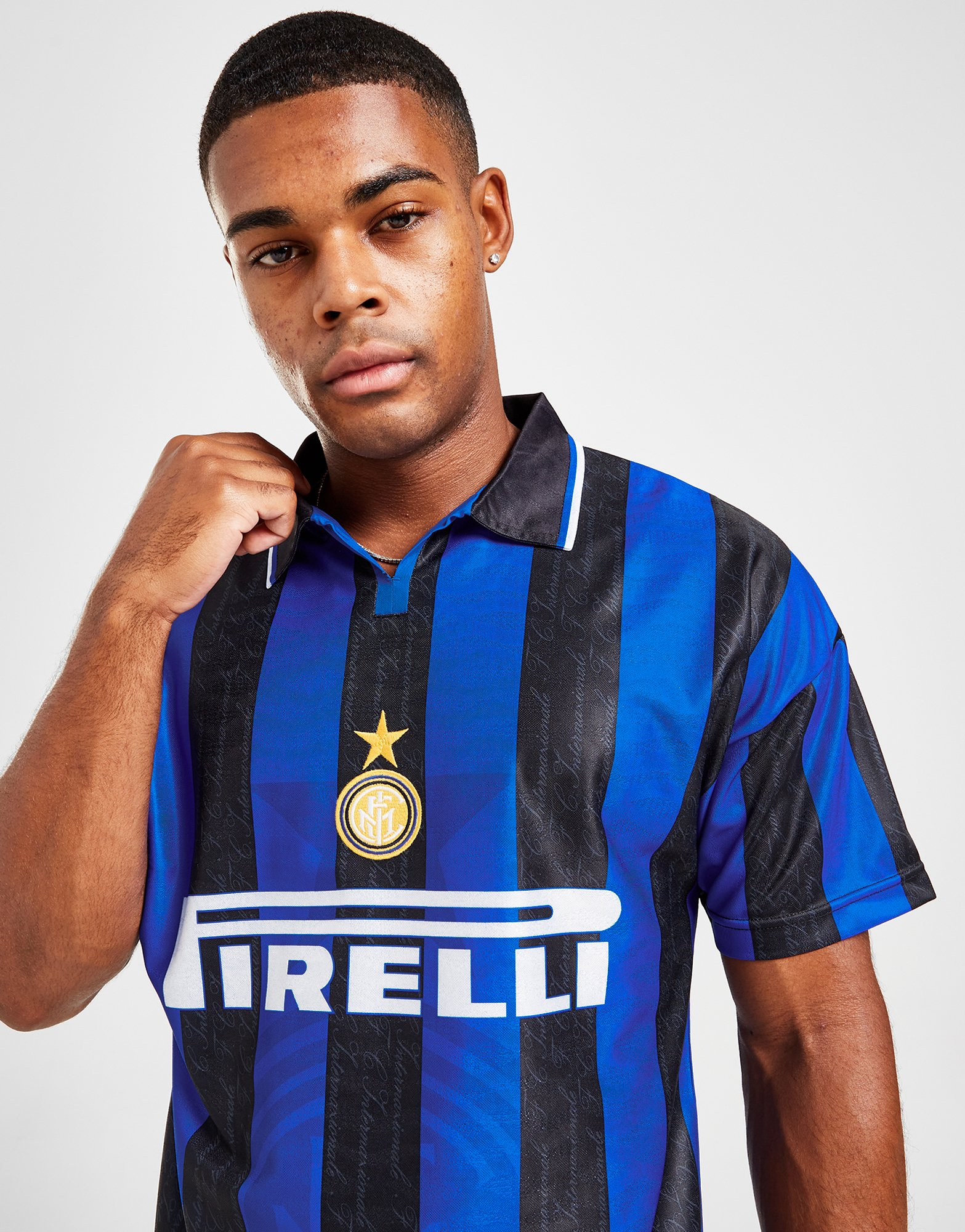 Score Draw Maillot Domicile Rétro Inter Milan '96 Homme