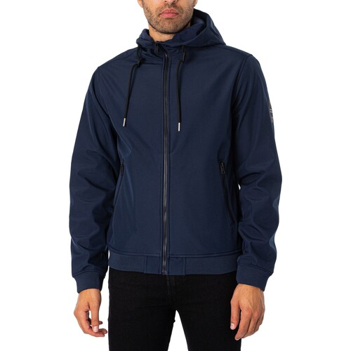 Jack & Jones - Chaqueta Softshell Básica Azul