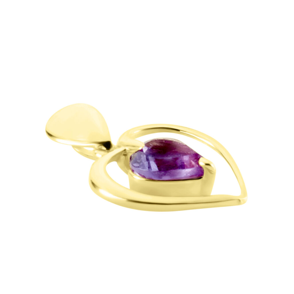 Pendentif Or Jaune Gurvan Amethyste