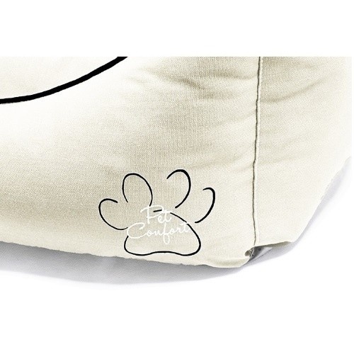 Cama impermeável bege para animais de estimação Comfort Pet Florida