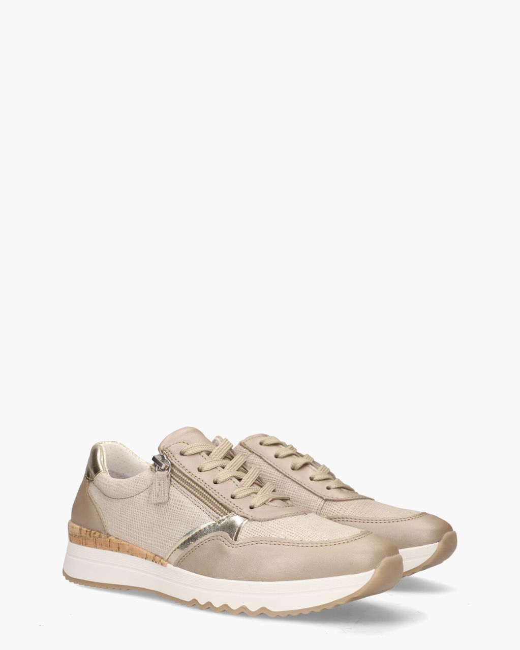 Cypres Tamar Taupe Damessneakers