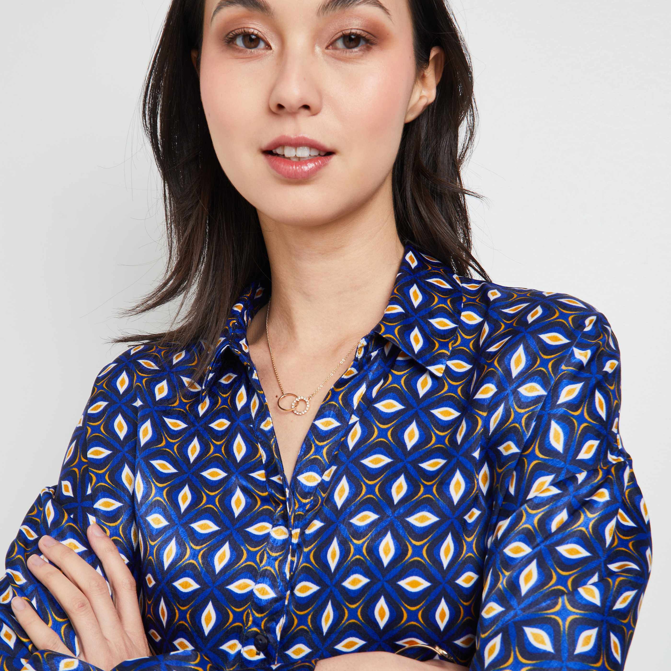 Chemise oversize femme - MARINE