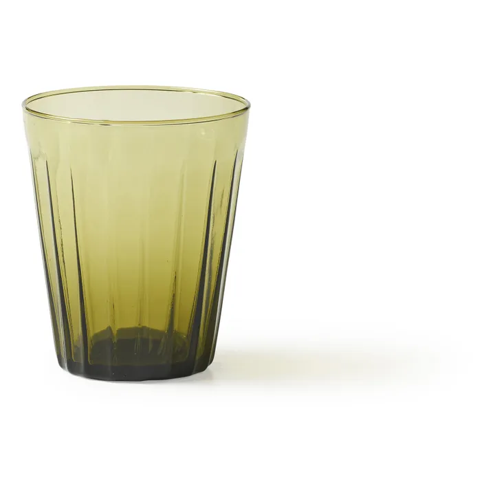 Bitossi Verres à eau Lucca - Set de 6 | Vert olive