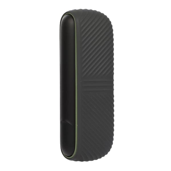 IQOS ILUMA silikonovertrekk + sidedeksel - Mørkegrå / Matt Svart