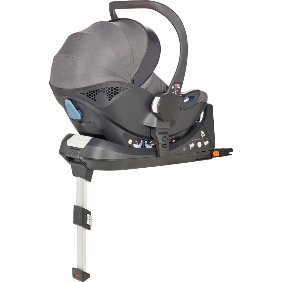 babyGO Geschwisterwagen Duo Mega Ultra Set Grey