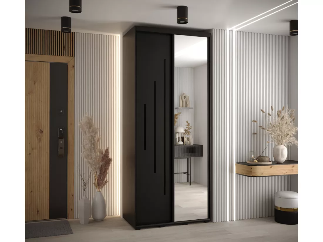 ARMOIRE DAVOS 13 À PORTES COULISSANTES 235,2/120/45 2 portes
