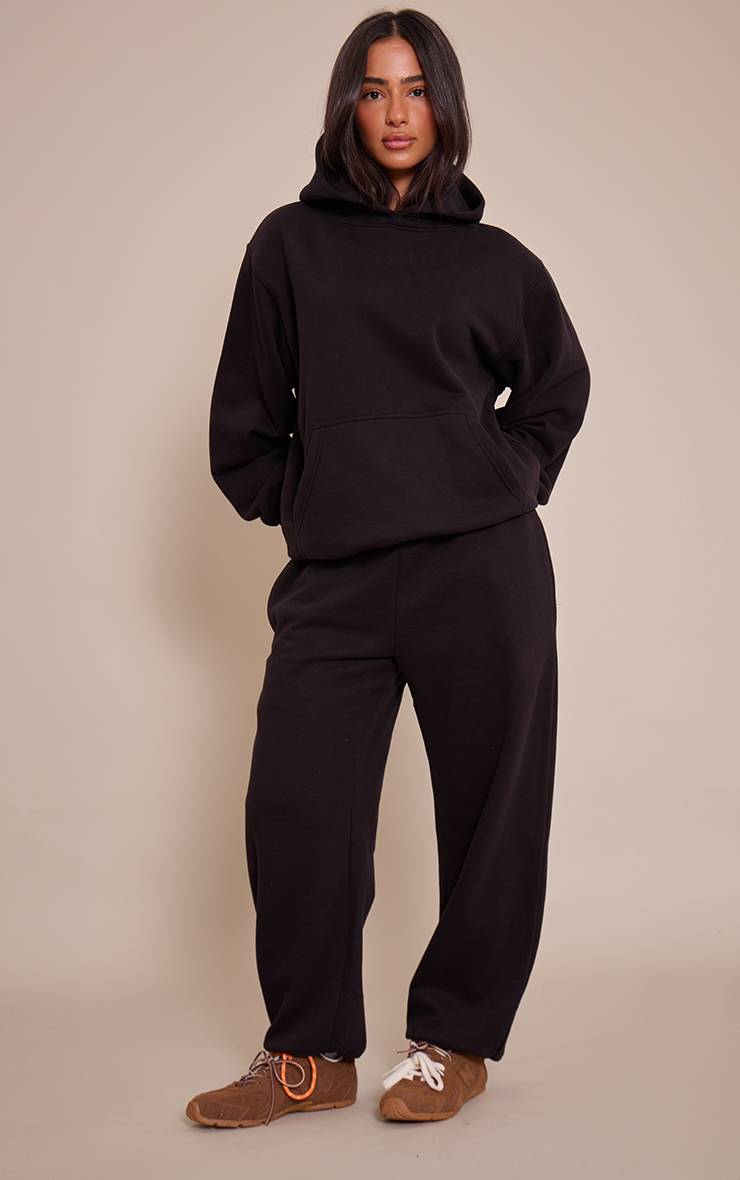 Noir Pantalon De Jogging À Bas Resserrés
