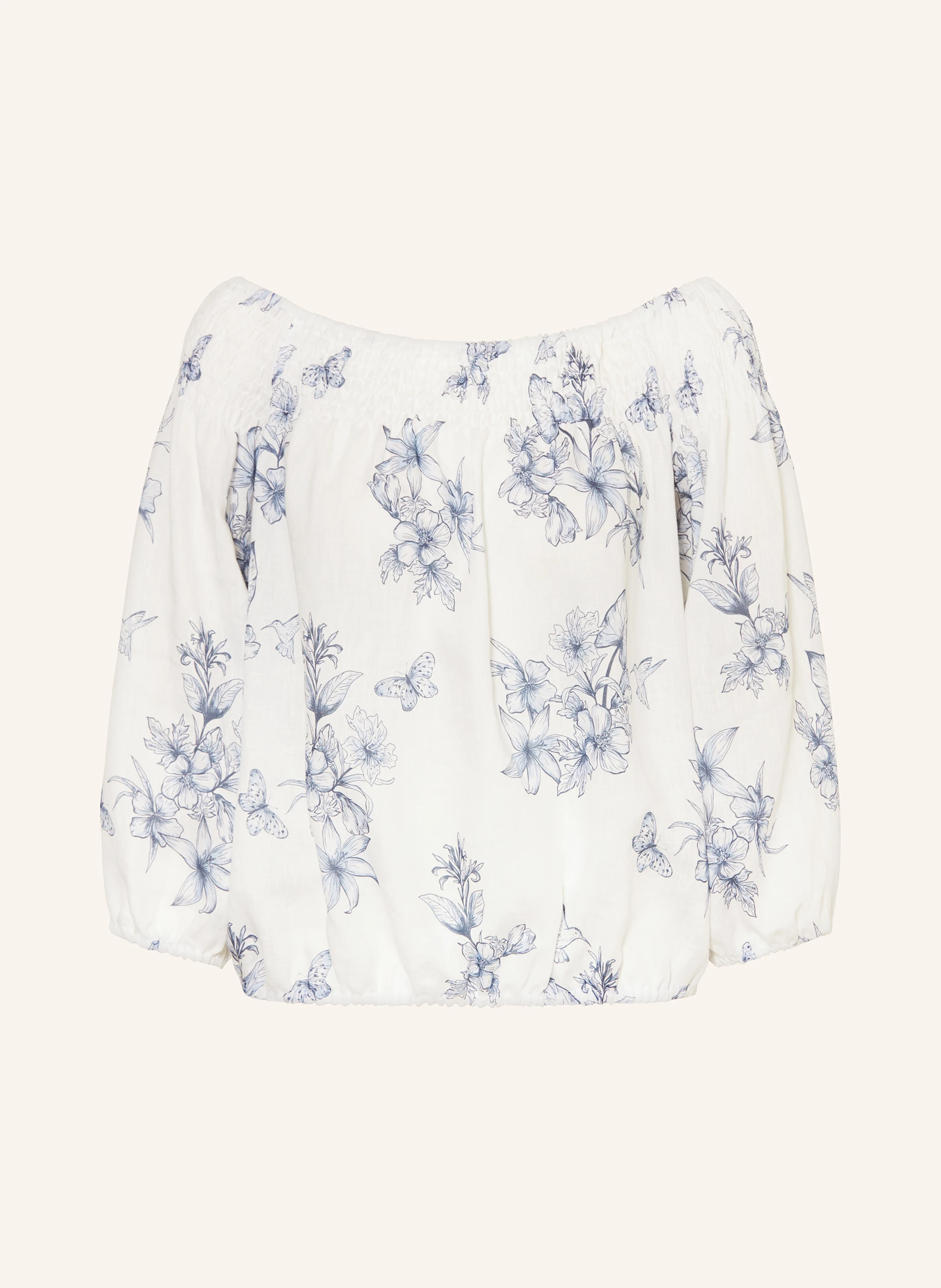 van Laack Off-Shoulder-Blusenshirt VL-BERNICE-SV aus Leinen
