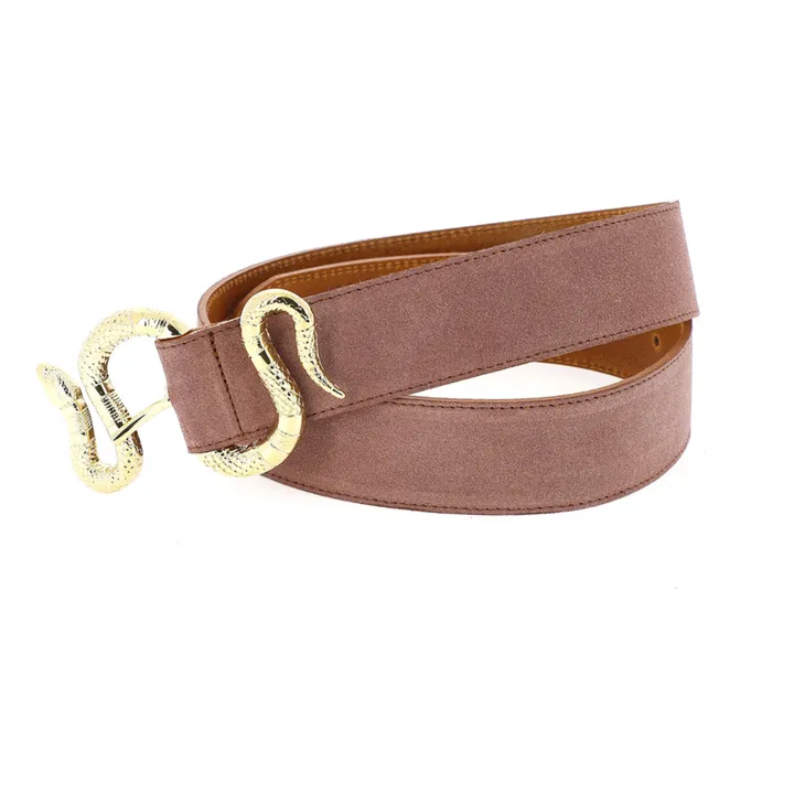 herbert frère soeur Ceinture La Crush Velours | Vieux Rose