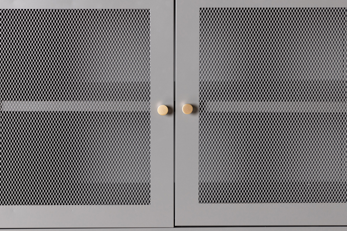 Metalen dressoir Sita Lichtgrijs