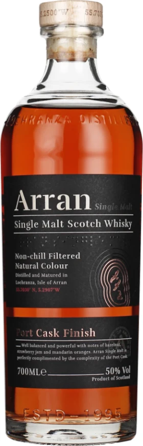 ARRAN PORT CASK FINISH 70CL