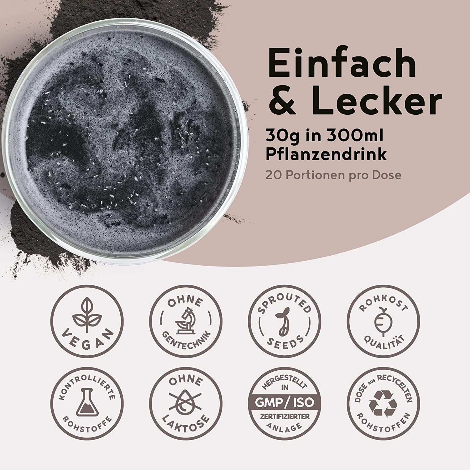 Neues Leben - Schwarzes Detox-Elixier