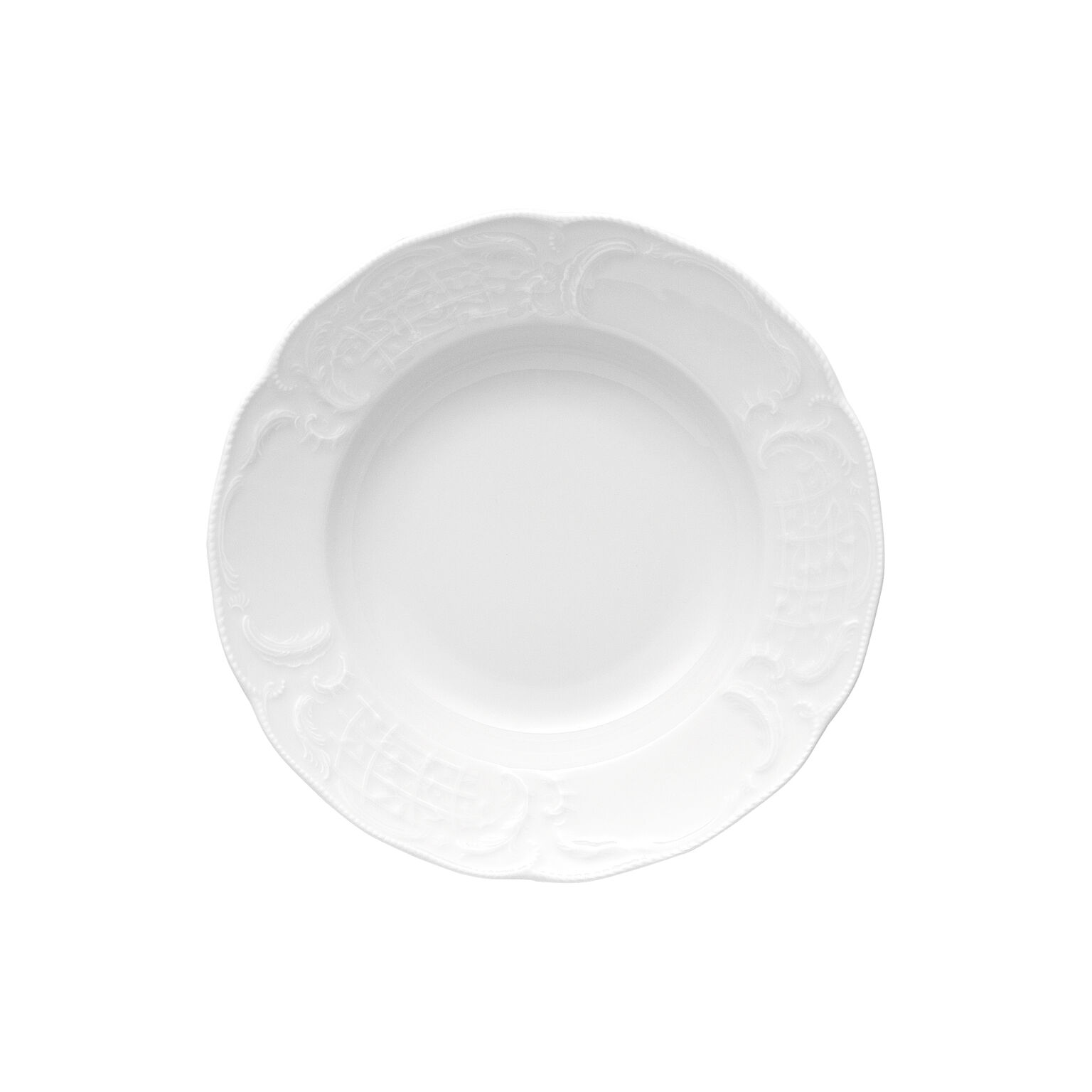 Sanssouci Weiss Weiss Suppenteller 23 cm