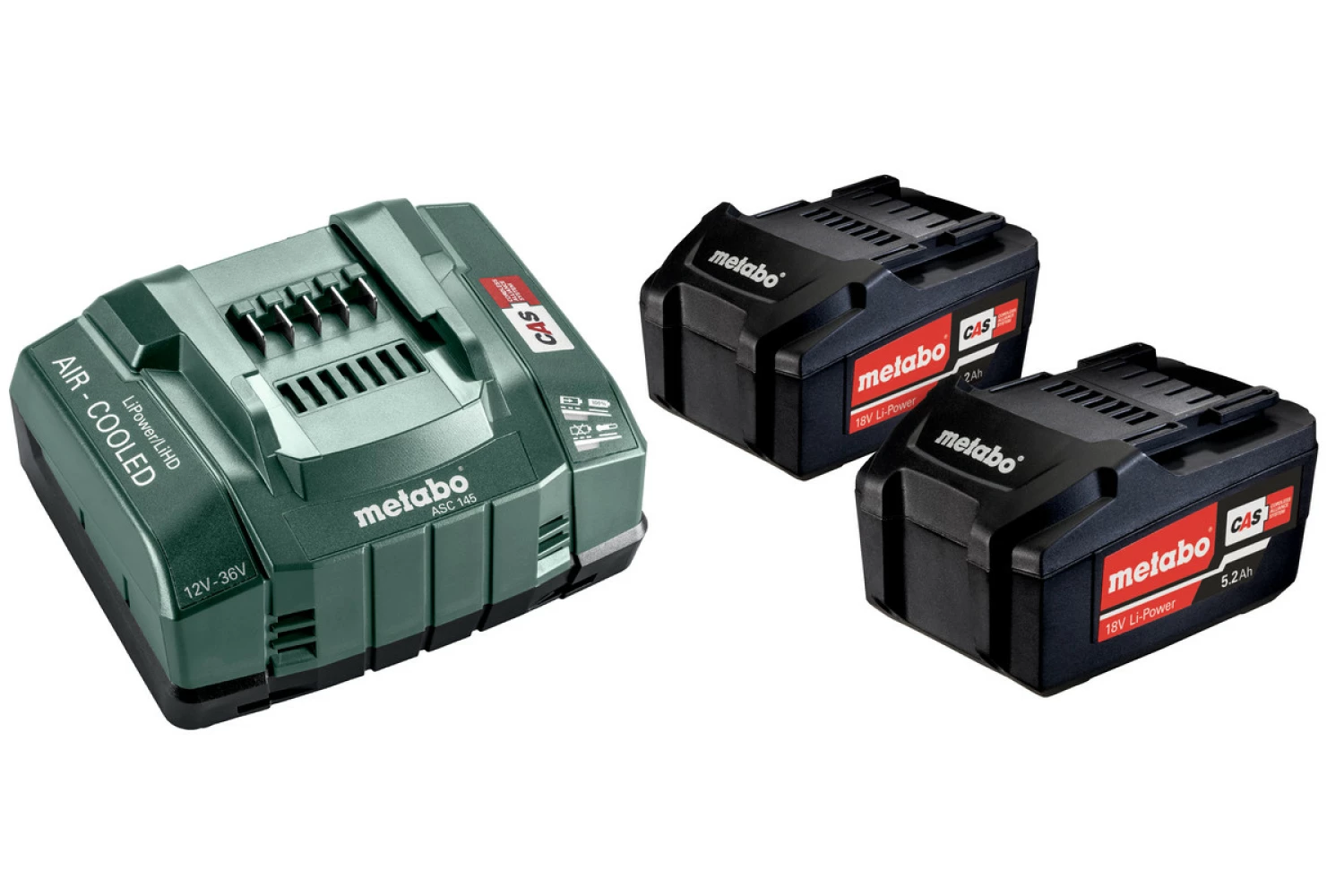 Metabo 685051000 18V Li-Ion accu starterset (2x 5.2Ah)   lader