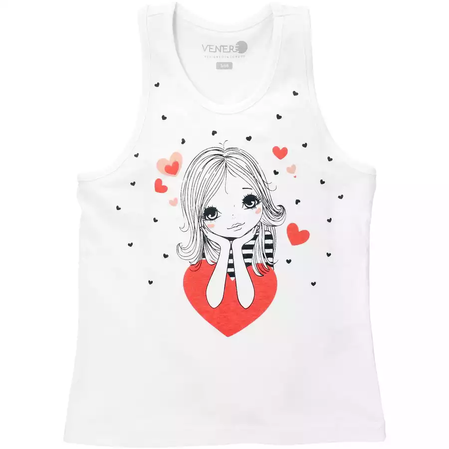 Venere Shirt Kurzarm Frühling, Sommer weiß