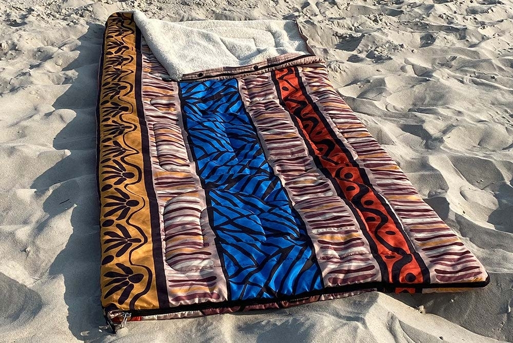 Bent Deckenschlafsack Bentcho wendbar inklusive Tasche Africa