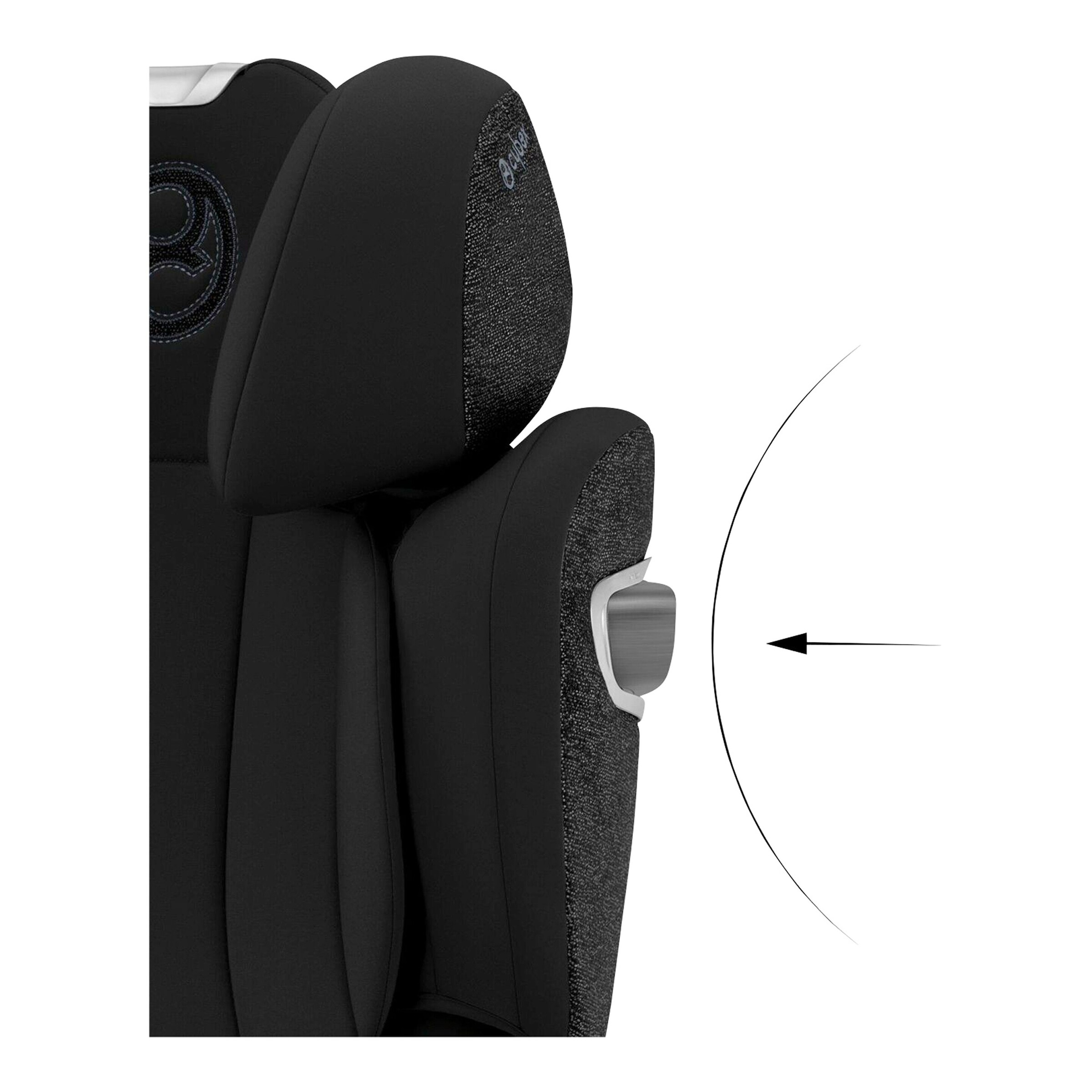 Cybex - PLATINUM Kindersitz Solution T i-Fix sepia black