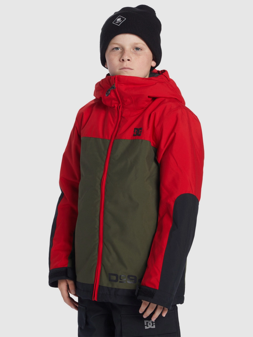 DC Defiant Kids Jacket barbados cherry
