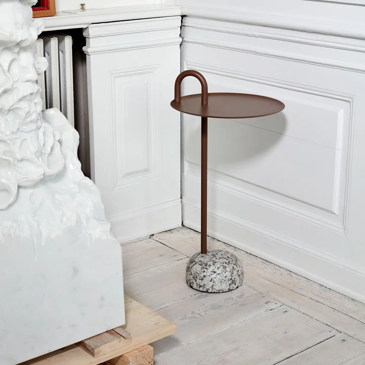 HAY - Bowler Beistelltisch, Ø 36 cm / H 70,5 cm, créme