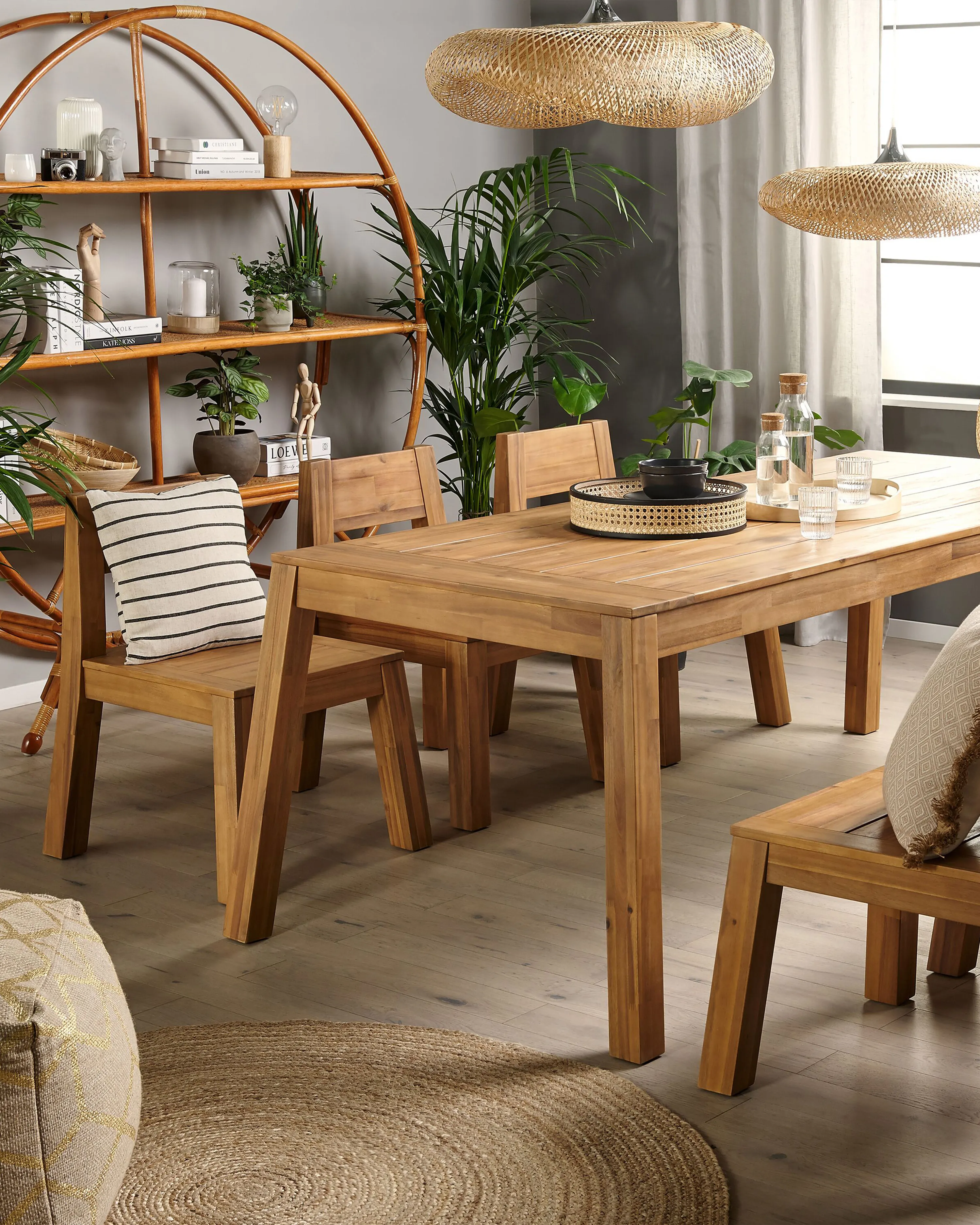 Tuinstoel LIVORNO Acaciahout Bruin