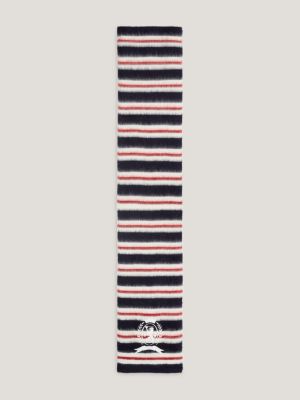 Cachecol Crest Fuzzy Stripe