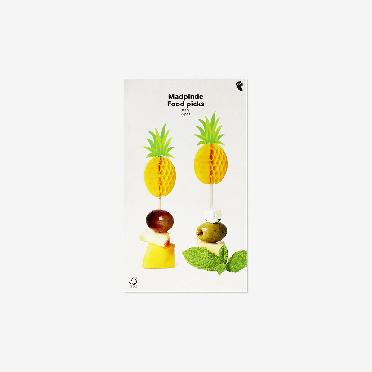 Ananas mad picks - 8 stk.