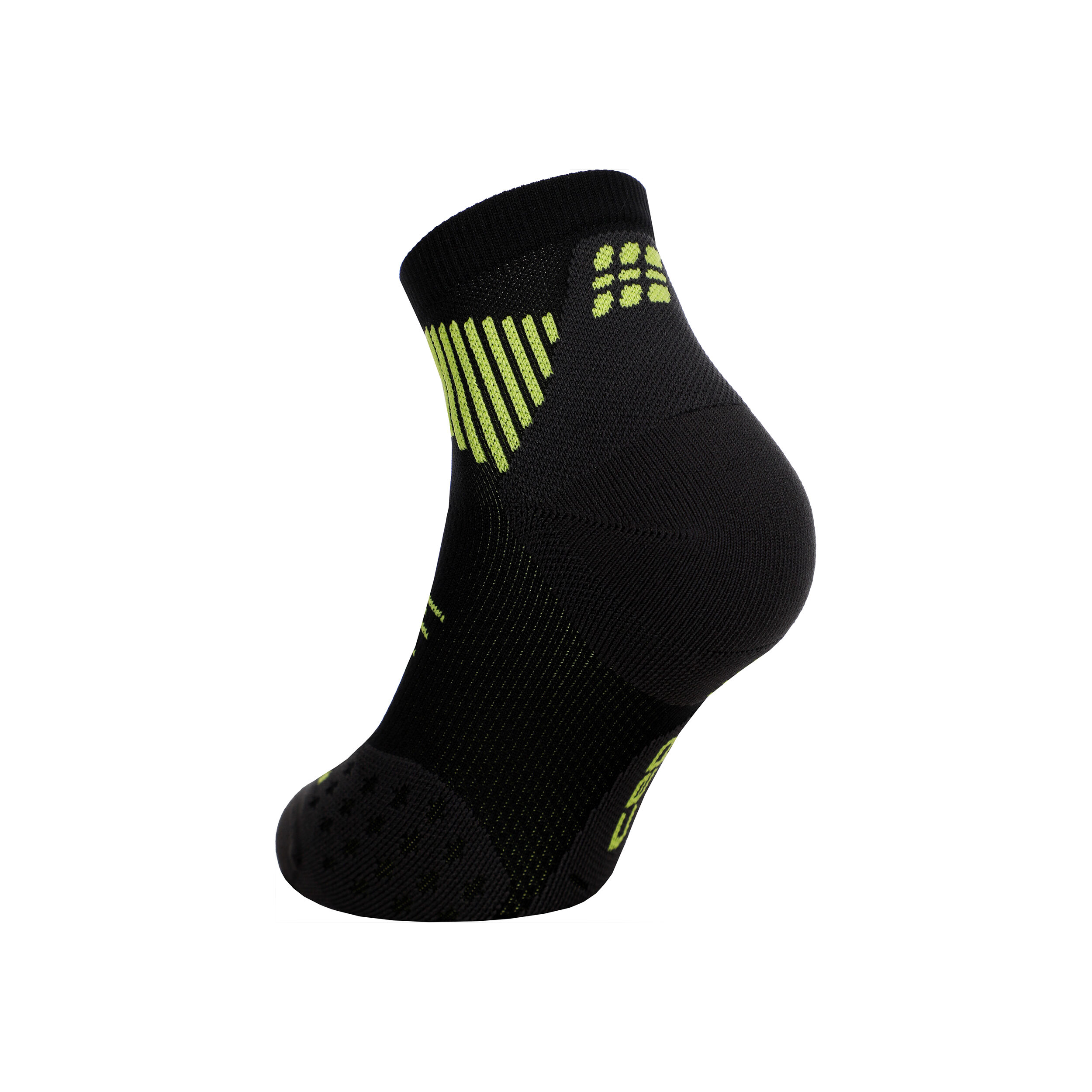 CEP Core Low Cut 5.0 Chaussettes De Compression Hommes - Noir , Jaune Lemon