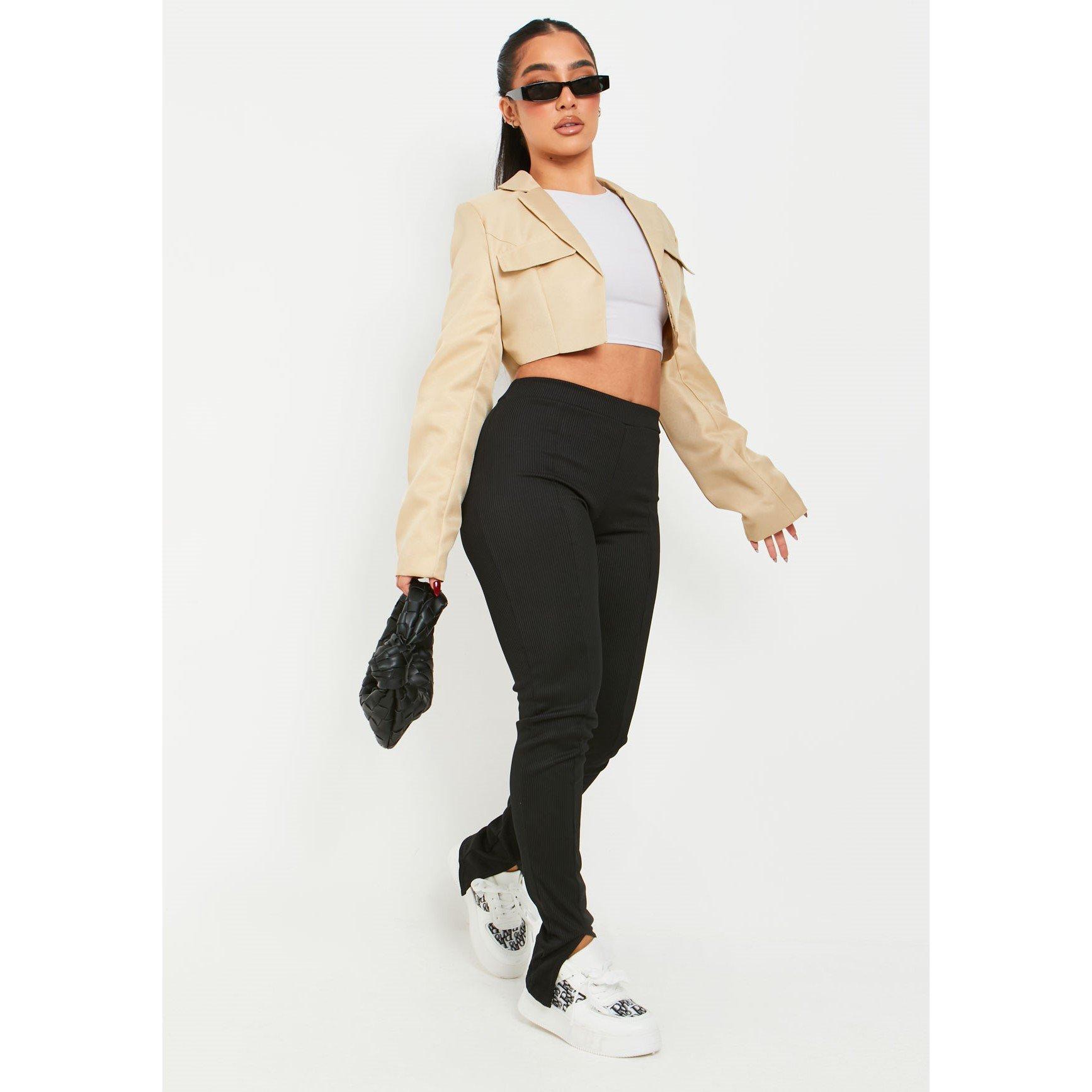 Missy Empire ME Thick Rib Leggings Womens