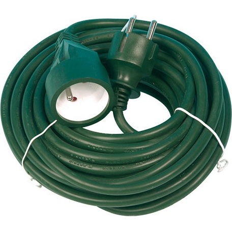 Rallonge - 10 m - 3G1.5mm² - vert