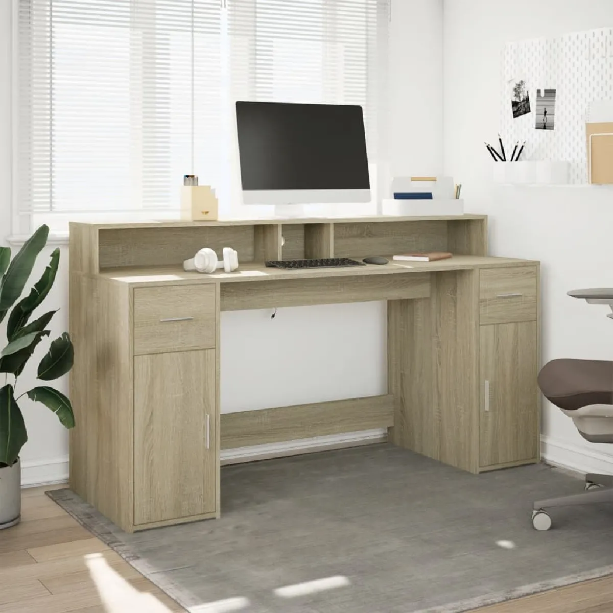 VidaXL LED Bureau