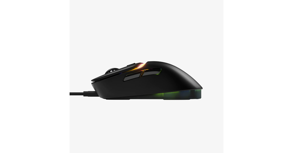 GloriousModel D 3 Wired gaming muis  (Zwart (mat), Tot 30.000 dpi, RGB)