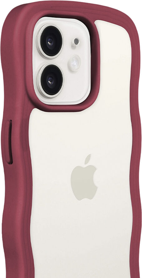 HoldIt Wavy Case iPhone 12/12 Pro Rød