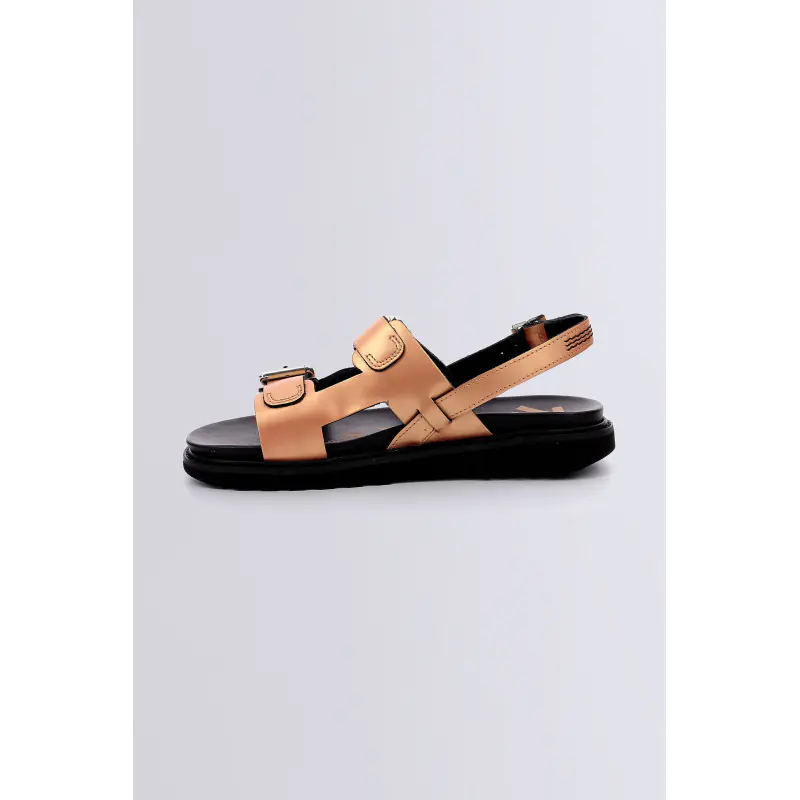 Neosummer Nude metal SANDALES Cuir Femme