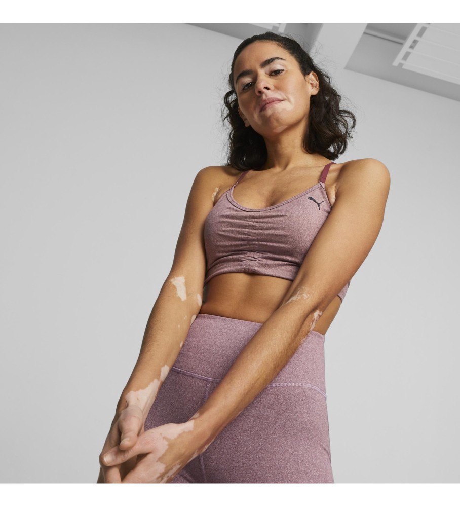 Sutiã de treino Puma de baixo impacto Studio roxo