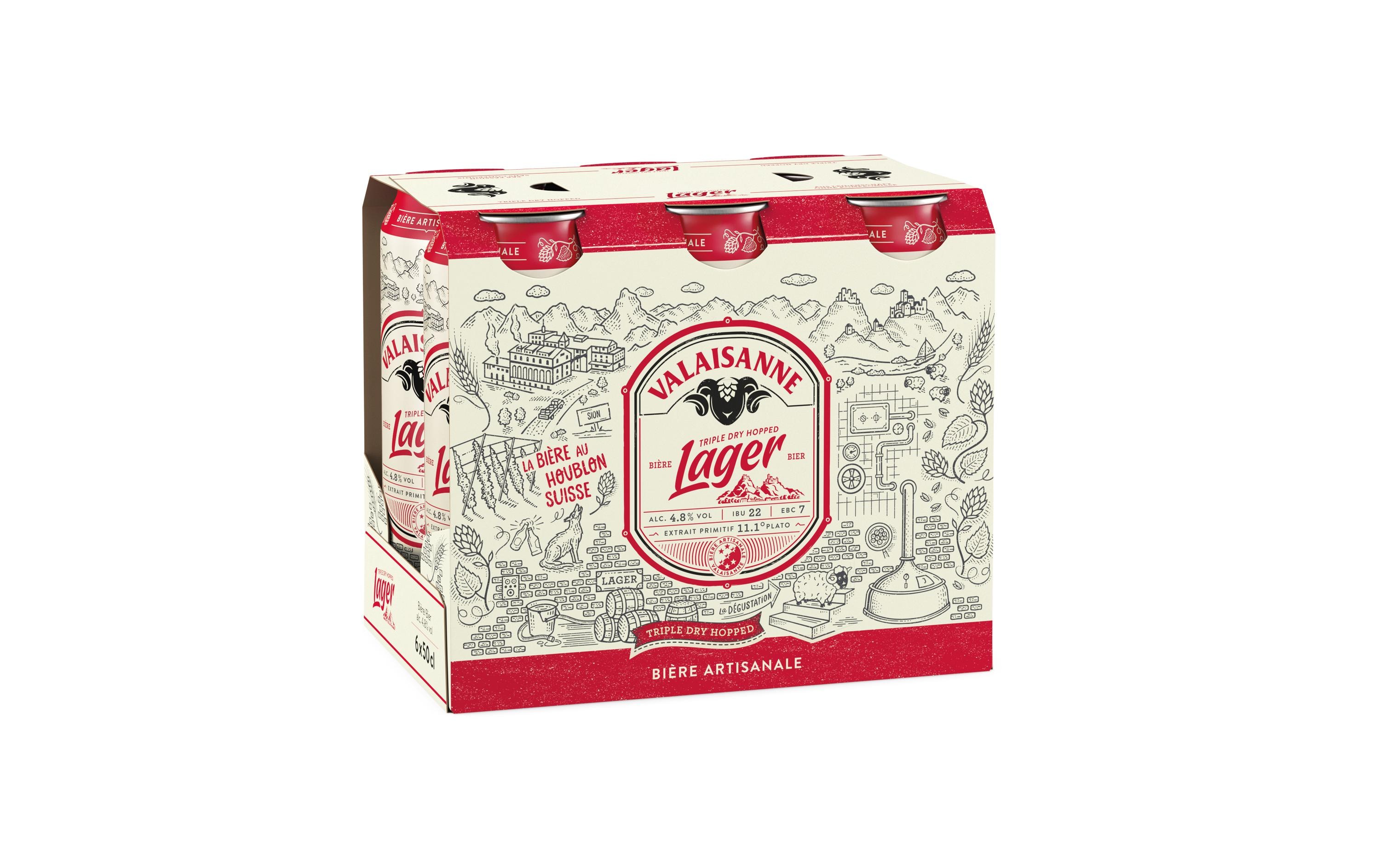 Lager Bier 6 x 0.5 lWürziges Schweizer Lagerbier
