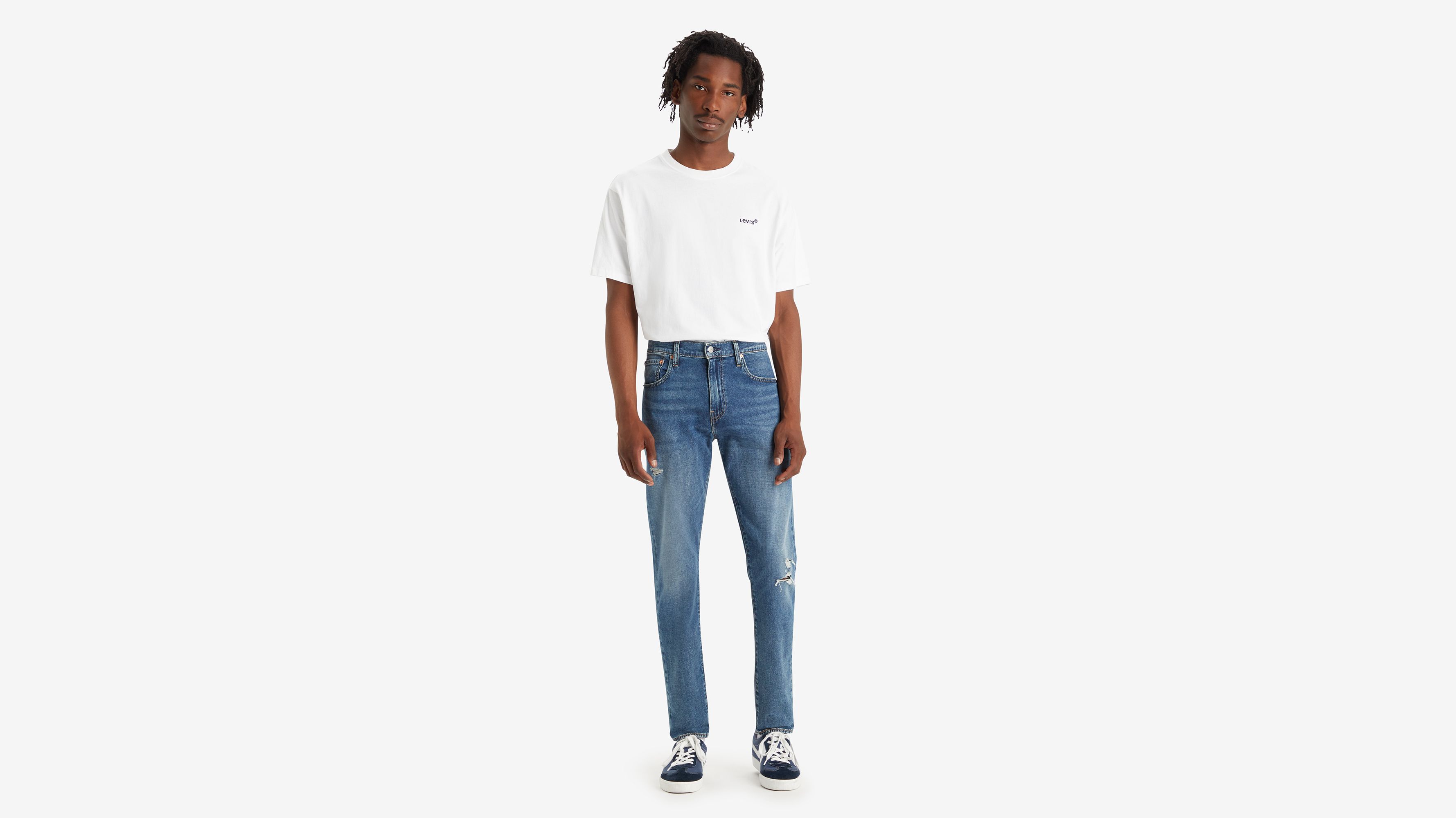 Jean 512™ Slim fuselé Lightweight - Poolside Destructed Performance Cool - Bleu