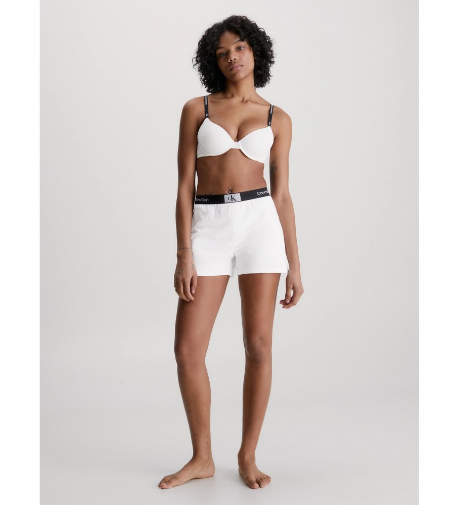 Sutiã Calvin Klein com forro leve, branco