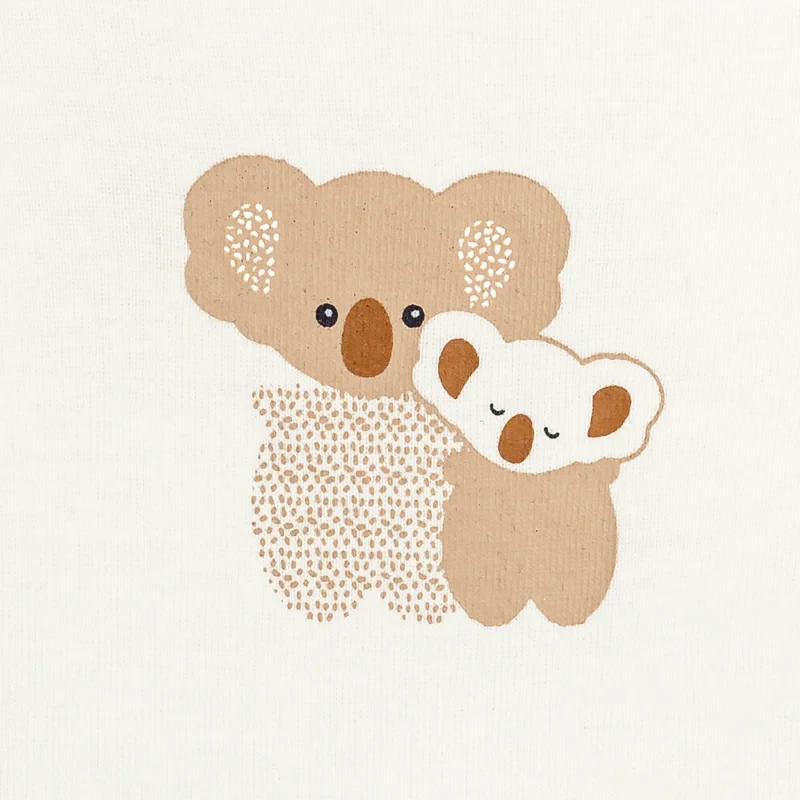 Body col us animaux Beige