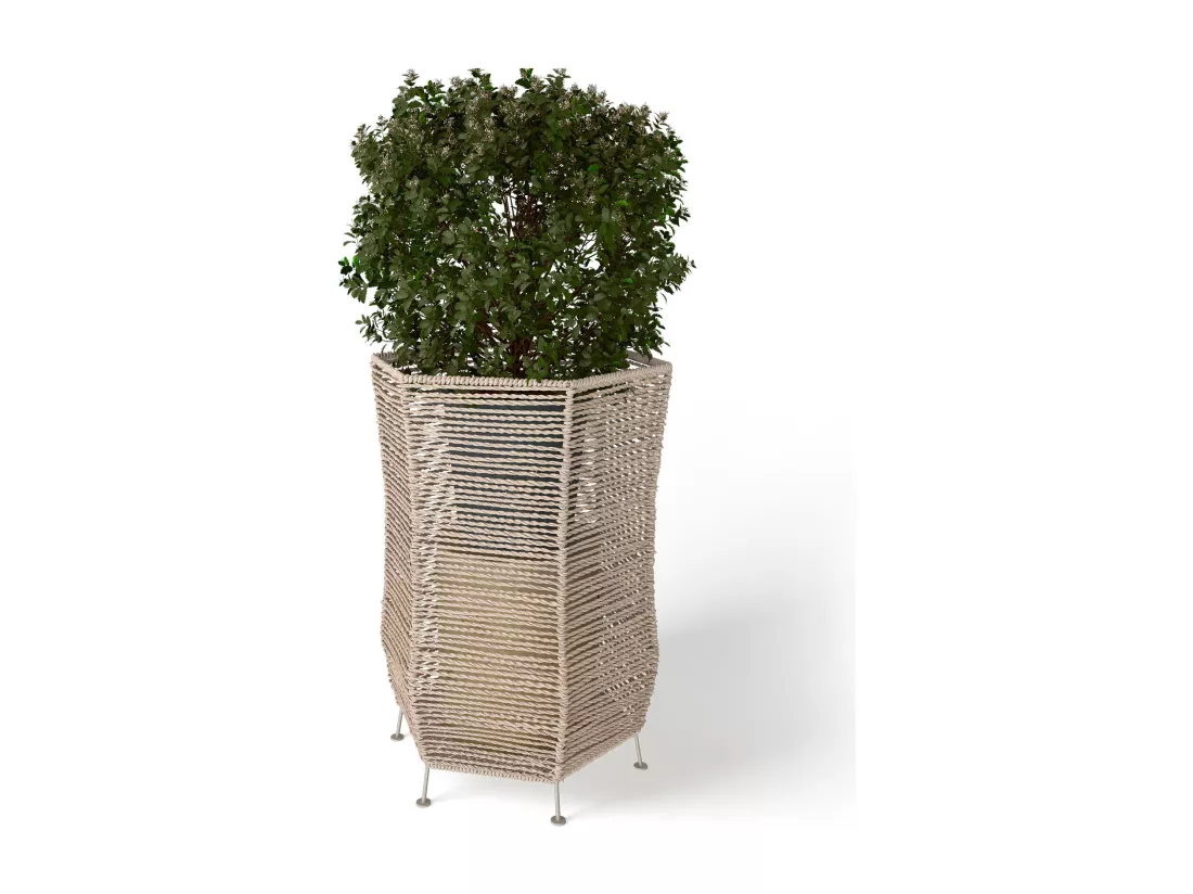 Pot de Sol Rond - Style Boho - Bohemian Naturel