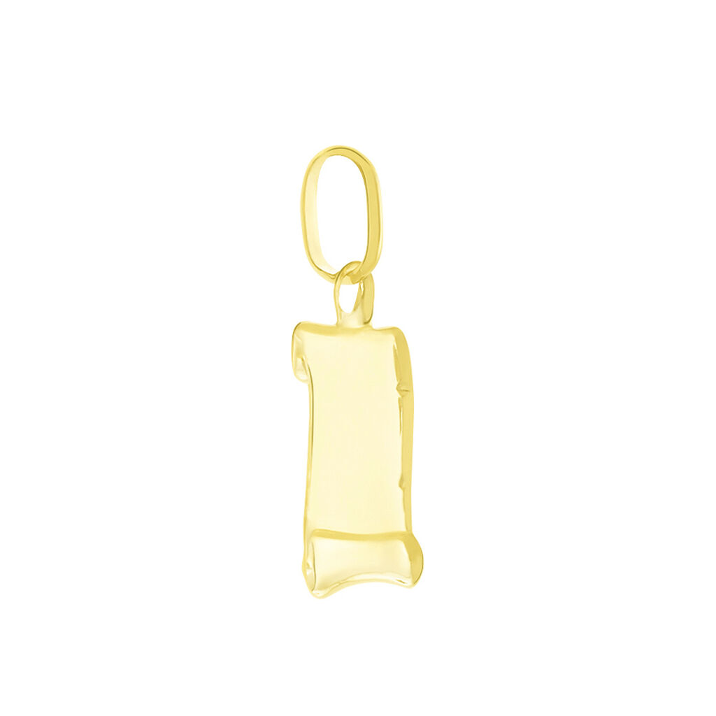 Pendentif Lamie Zodiaque Parchemin Or Jaune
