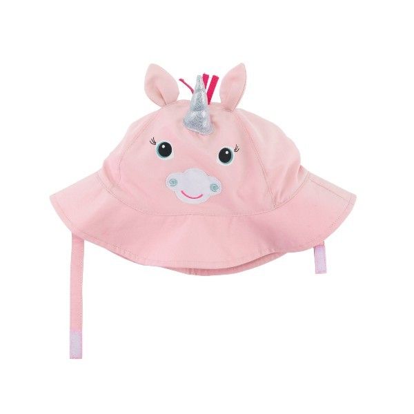 Zoocchini Chapéu c/ Proteção UPF50  6-12m Unicornio