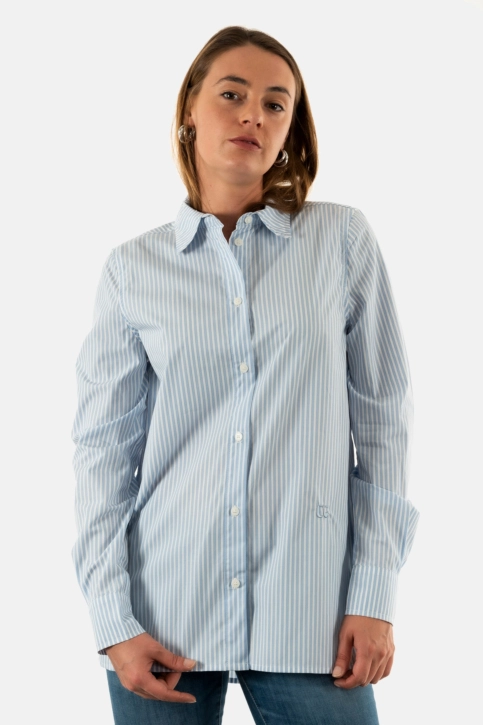 Chemisier Le Temps Des Cerises jamay 3155 blue stripe