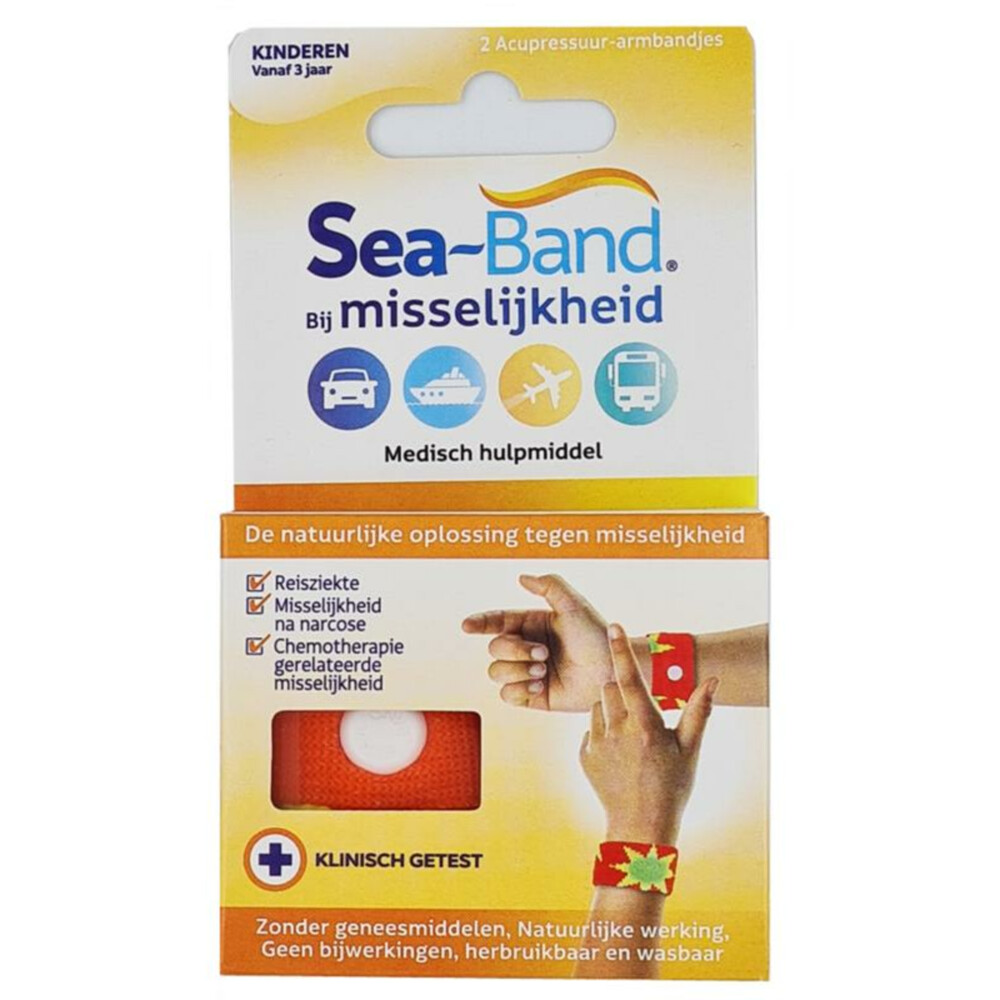 Sea Band Polsbandjes Bij Misselijkheid Kind1 paar