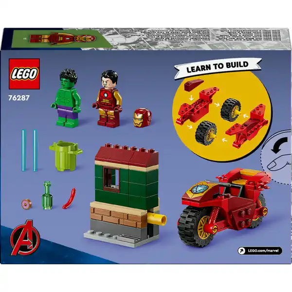 76287 Iron Man mit Bike und der Hulk