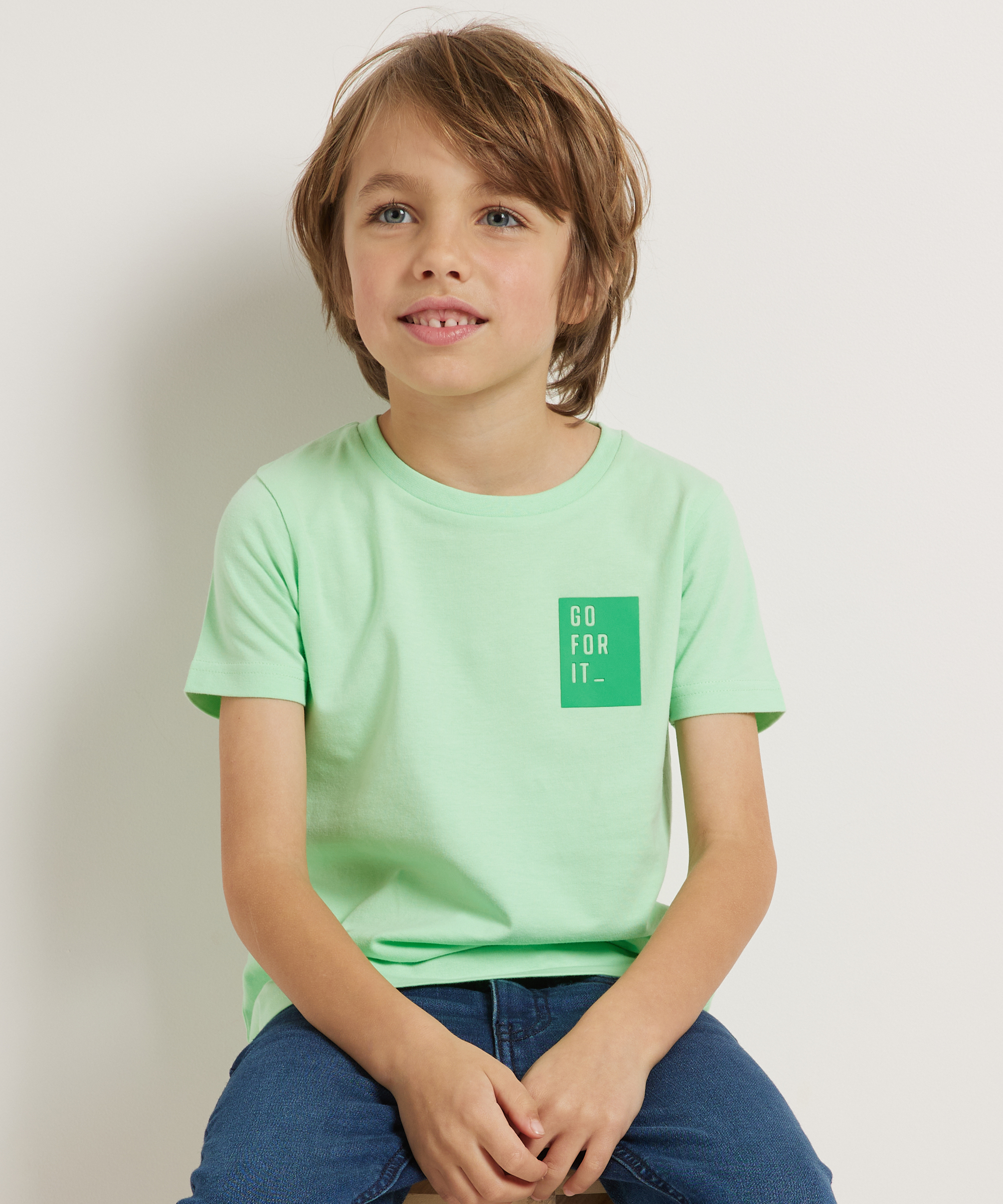 uni t-shirt borstprint