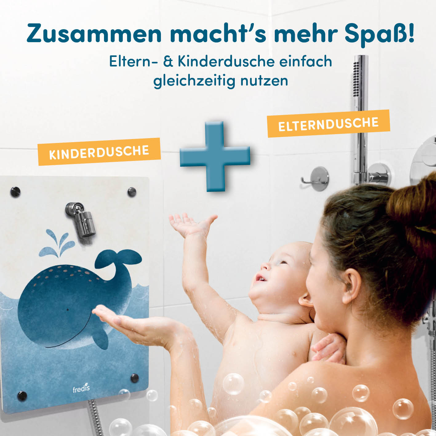 fredis Kinderdusche Wal