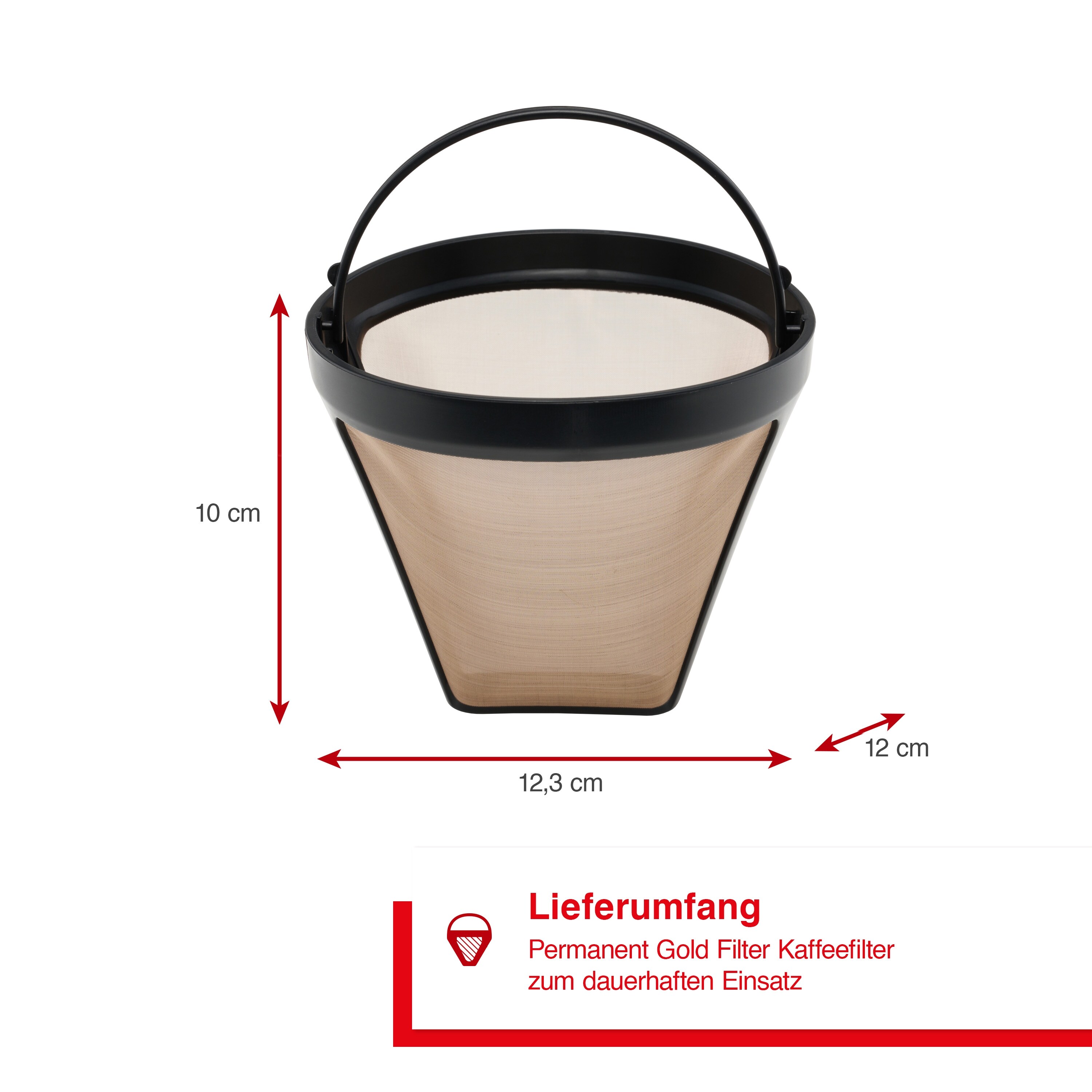 Solis Permanent Filter, Dauerbetrieb für Solis Aroma Brewer Typ 1021