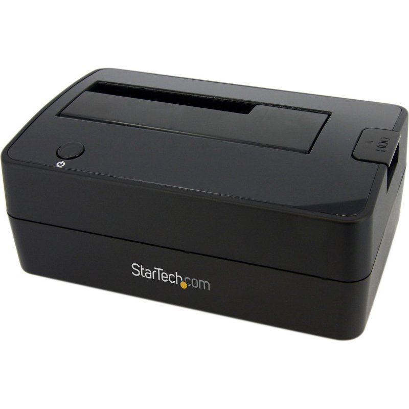 StarTech.com Station d'Accueil pour Disque Dur USB 3.0 à SATA à Baie Unique, Dock pour HDD USB 3.0 (5 Gbps), Docking Station pour HDD/SSD Externe 2,5/3,5