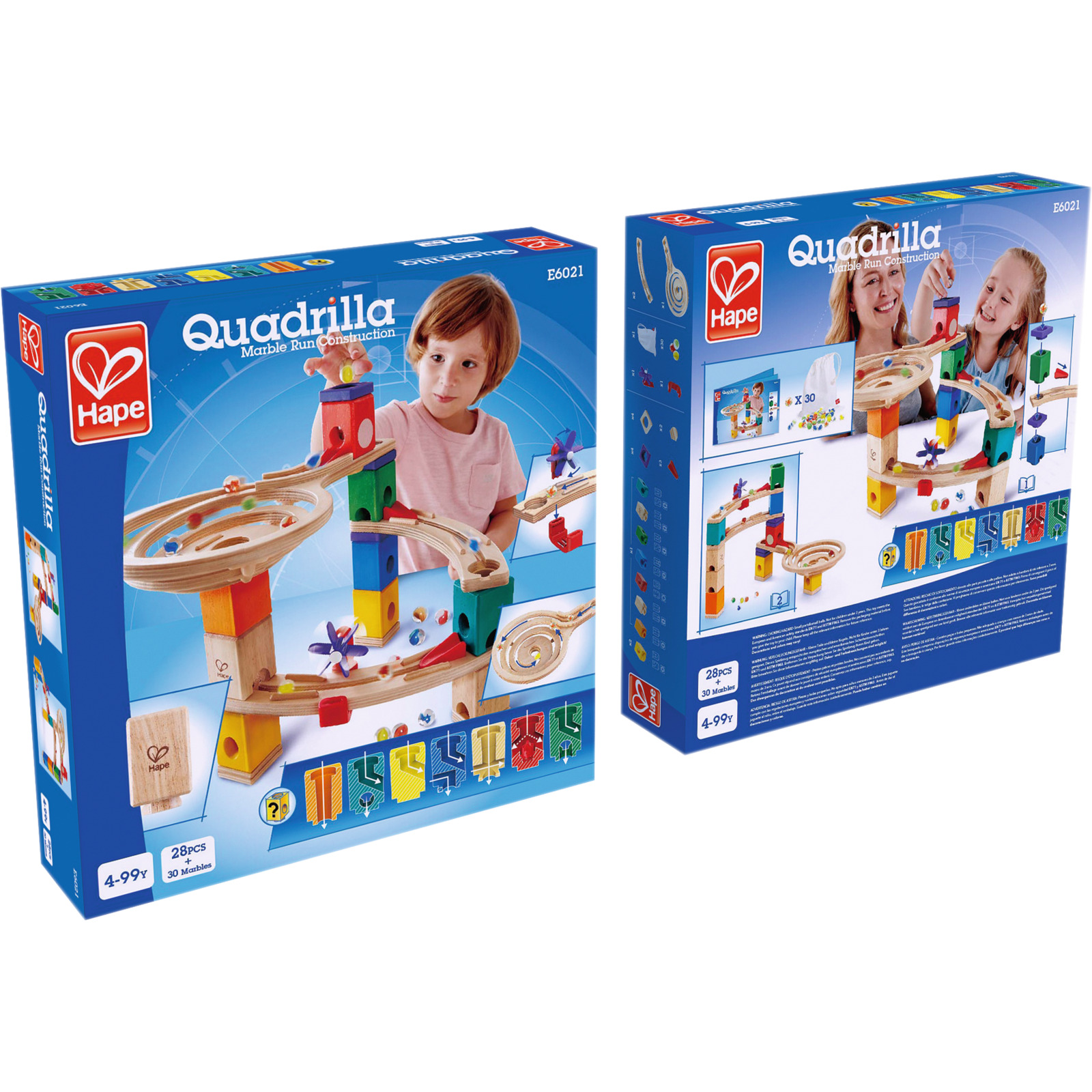 Hape Murmelbahn Quadrilla